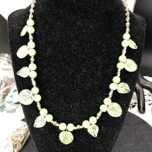 Green Leaf Necklace